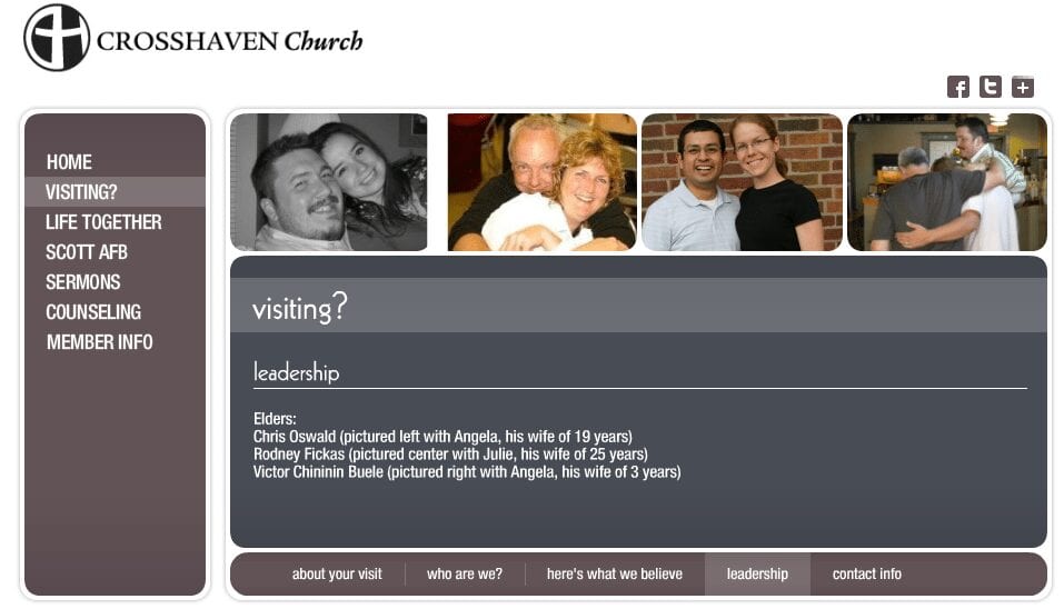 CrossHaven Church leaders