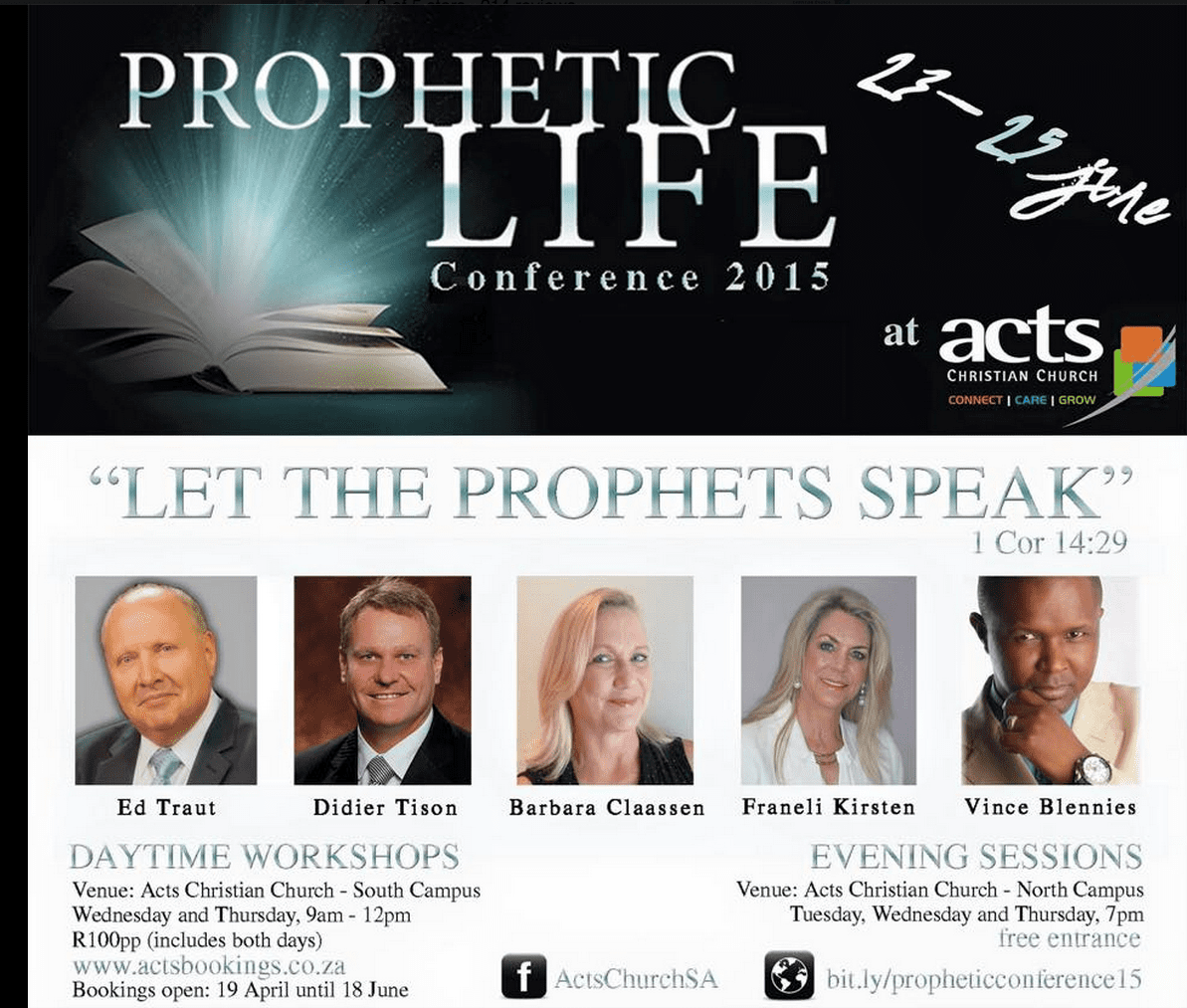 2015-08-01 Prophets of Acts Christian Church