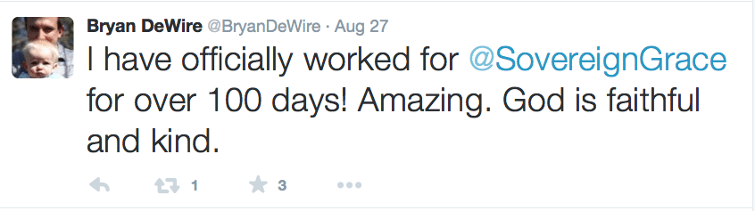 2015-08-11 DeWire thanks God 100 days into SGM job