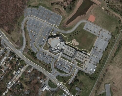 Ariel view oF Covenant Life Church