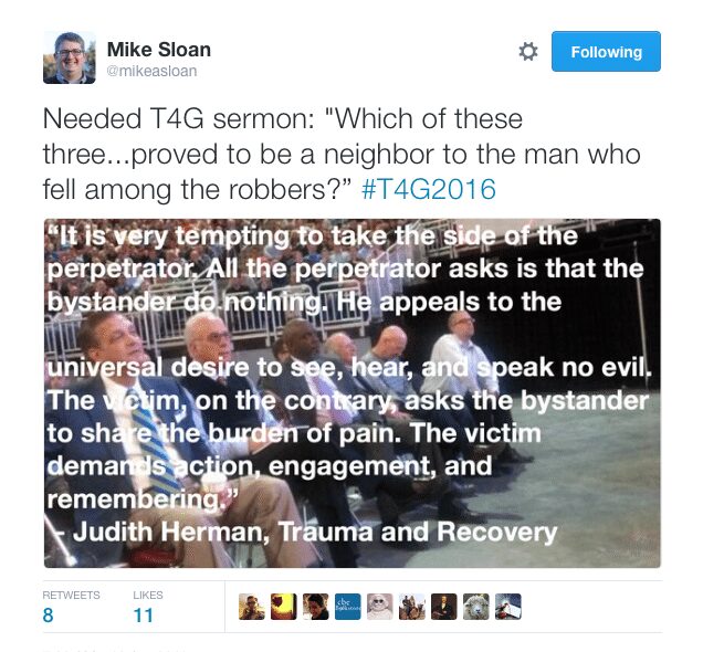 2016-04-13 Great Tweet about T4G