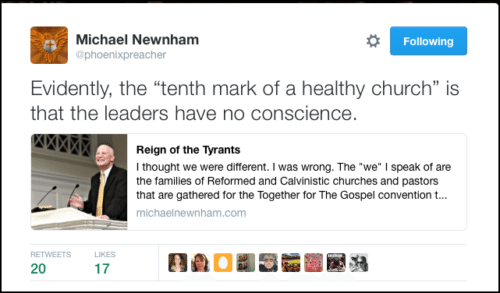 2016-05-12 10th Mark of a Healthy Church is no conscience