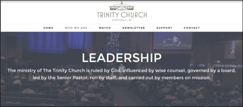 2016-08-10 Leadership of Driscoll church