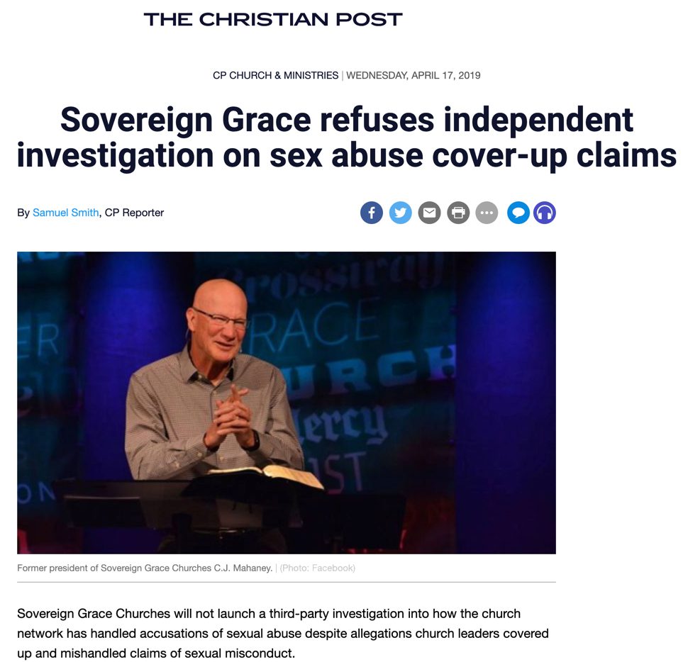 Sovereign Grace Independent Investigation